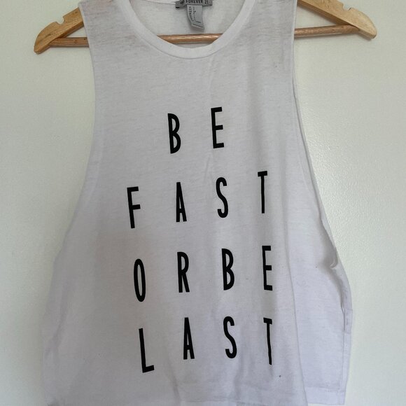 Bundle of 3 Workout Crop Tank Tops (H&M and F21 Muscle Tees) - Picture 7 of 16